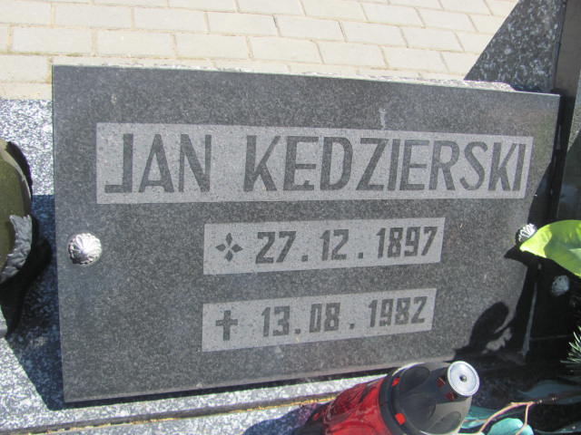 Jan Kędzierski 1897 Wieruszów podzamcze - Grobonet - Wyszukiwarka osób pochowanych