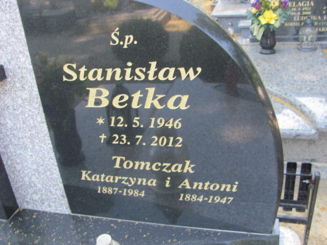Antoni Tomczak 1884 Wieruszów podzamcze - Grobonet - Wyszukiwarka osób pochowanych