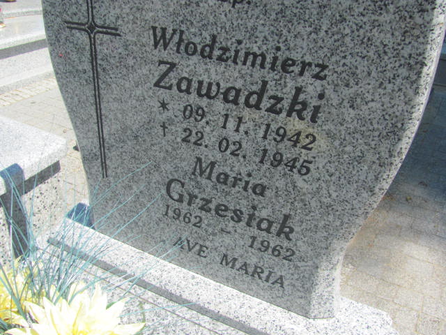 Maria Grzesiak 1962 Wieruszów podzamcze - Grobonet - Wyszukiwarka osób pochowanych