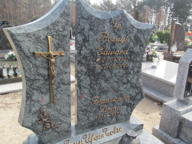 Edward Roszyk 1927 Wieruszów podzamcze - Grobonet - Wyszukiwarka osób pochowanych
