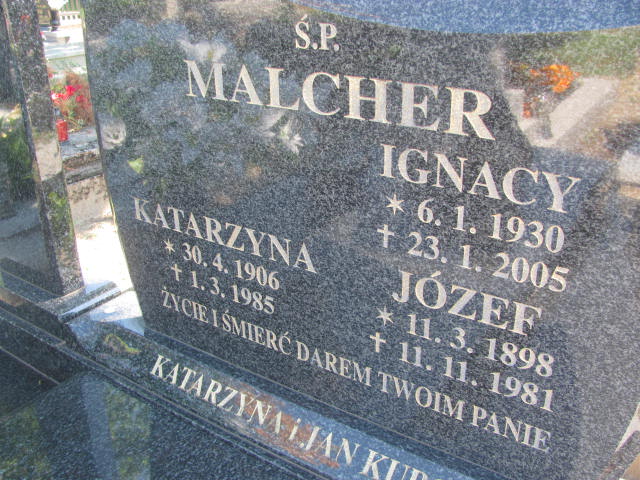 Katarzyna Malcher 1906 Wieruszów podzamcze - Grobonet - Wyszukiwarka osób pochowanych