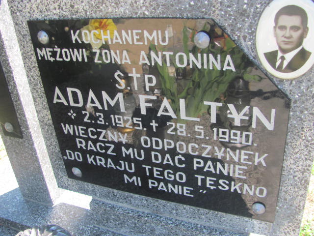 Adam Faltyn 1925 Wieruszów podzamcze - Grobonet - Wyszukiwarka osób pochowanych