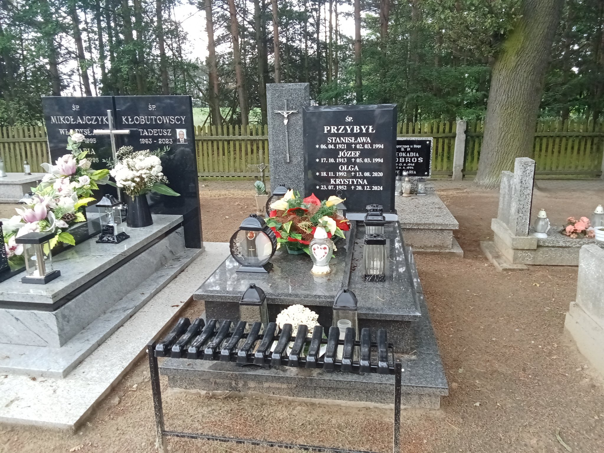 Grób Stanisława Przybył