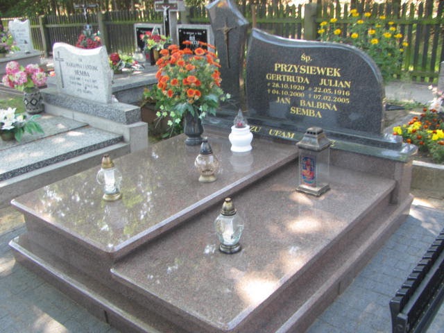 Grób Julian Przysiewek