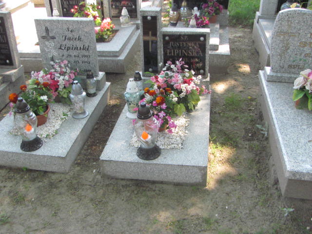 Grób Justyna Lipińska