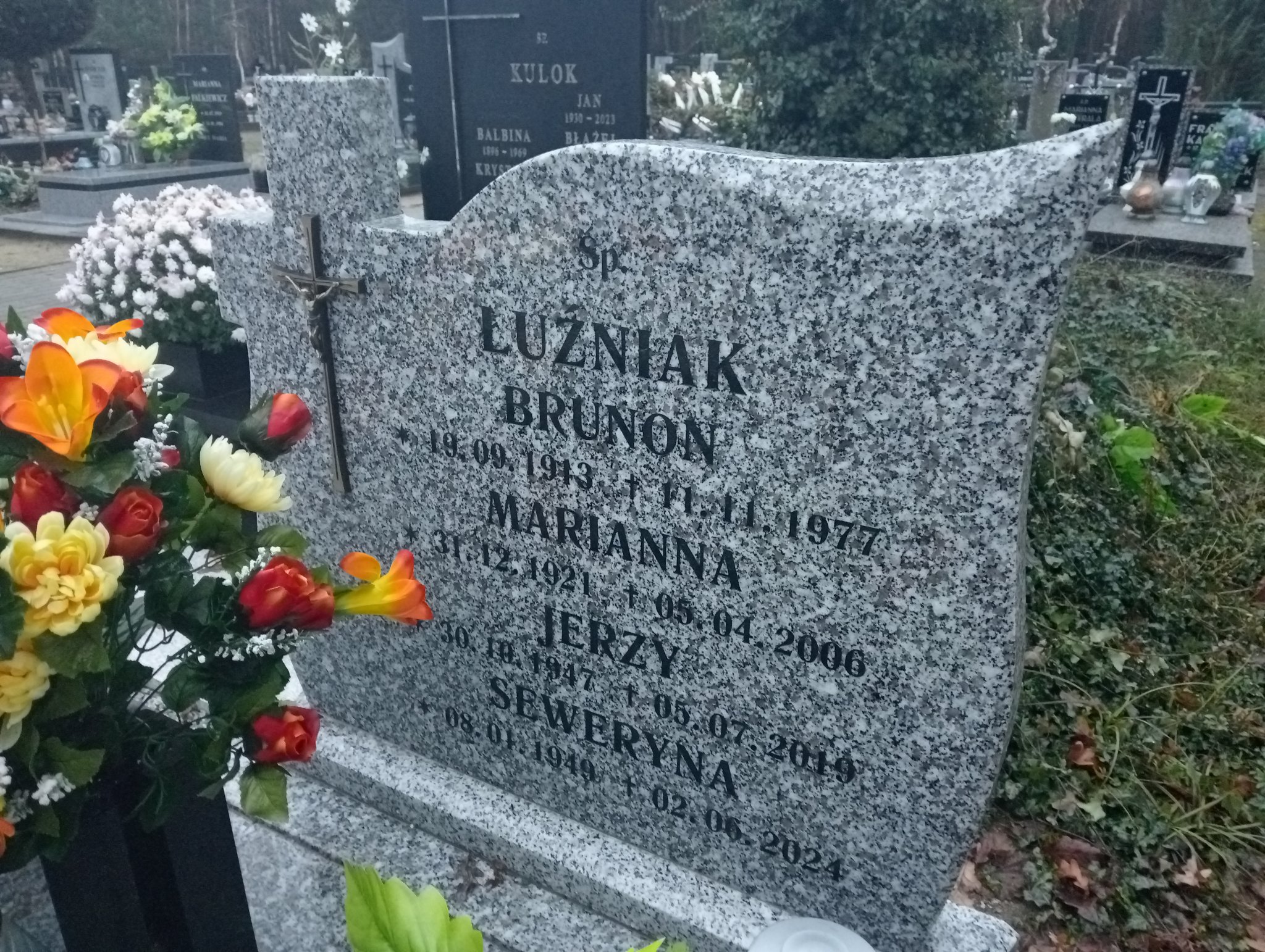 Jerzy Łuźniak 1947 Wieruszów podzamcze - Grobonet - Wyszukiwarka osób pochowanych